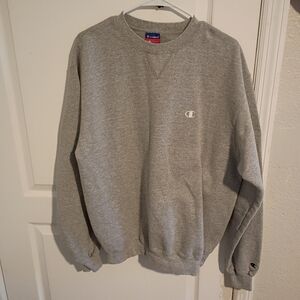 Champion Men's Crewneck Gray Sweater